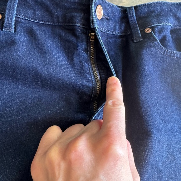 Talbots jeans midi skirt - Picture 5 of 10